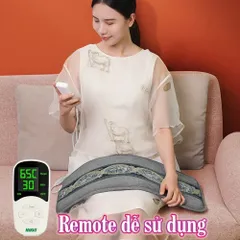 Túi Chườm Nóng Muối Biển Nikio NK-201 - Giảm Đau Nhức, Tăng Tuần Hoàn Máu, Chườm Bụng Kinh, 10 Mức Nhiệt Tùy Chỉnh