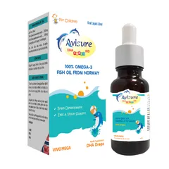 DHA Tinh Khiết Cho Bé Avisure Smart Kids - Hỗ Trợ Phát Triển Não Bộ và Thị Giác Từ Na Uy - Dành Cho Trẻ Sơ Sinh và Trẻ Nhỏ