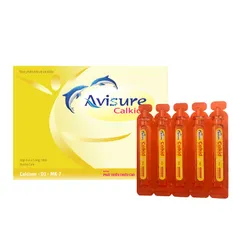 Canxi cho bé Avisure Calkid bổ sung canxi hữu cơ và D3 giúp trẻ cao lớn vượt trội 30 ống