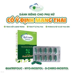 Viên Bổ Trứng Avisure Folimom 5-MTHF Hỗ Trợ Tăng Chất Lượng Trứng Cho Phụ Nữ Chuẩn Bị Mang Thai - Hộp 30 Viên