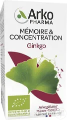 Viên Uống Bổ Não Arkopharma Ginkgo Biloba Bio 150 Viên - Tăng Cường Trí Nhớ và Tập Trung Tốt Nhất