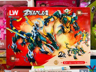 Đồ Chơi Lắp Ráp Ninja Rồng 4 Phân Loại LW 1119-1 1119-2 1119-3 1119-4 - Bộ Đồ Chơi Lego Sáng Tạo Cho Trẻ Em