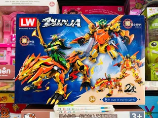 Đồ Chơi Lắp Ráp Ninja Rồng 4 Phân Loại LW 1119-1 1119-2 1119-3 1119-4 - Bộ Đồ Chơi Lego Sáng Tạo Cho Trẻ Em