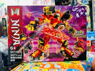 Đồ chơi lắp ráp chủ đề Ninja siêu anh hùng robot có 4 phân loại MG1005A MG1005B MG1005C MG1005D