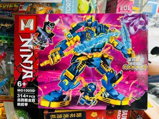 Đồ chơi lắp ráp chủ đề Ninja siêu anh hùng robot có 4 phân loại MG1005A MG1005B MG1005C MG1005D
