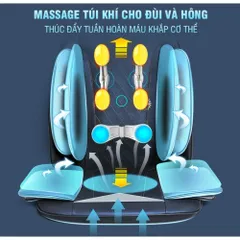 Ghế Massage Toàn Thân Nikio NK-181 - Công Nghệ Hồng Ngoại, Đấm Bóp, Rung 5 Tính Năng, Thiết Kế Sang Trọng Màu Đỏ, Tận Hưởng Thư Giãn Tối Đa
