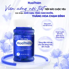 Viên Uống Hoa Thiên Cân Bằng Nội Tiết Tố Nữ - Hỗ Trợ Sinh Lý, Giảm Mãn Kinh, Làm Đẹp Da, Hộp 30 Viên