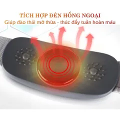 Máy Massage Bụng Rung Lắc Nikio NK-169DC - Pin Sạc Tiện Lợi, Nhiệt Hồng Ngoại Giúp Giảm Mỡ Thừa Tại Nhà, Vòng Eo Thon Gọn Như Mơ