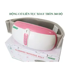 Đai massage bụng Nikio NK-169AC xoa bóp rung lắc giảm mỡ cao cấp