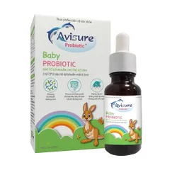Men vi sinh Avisure Probiotic 4 tỷ bào tử lợi khuẩn đa bào giúp bé tiêu hóa tốt, tăng đề kháng 20ml
