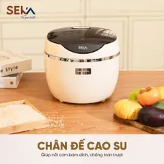Nồi Cơm Điện Tách Đường SEKA SK1009 - Chất Liệu Inox, Dung Tích 1.8L, Công Nghệ Nấu Thông Minh, Hàng Chính Hãng