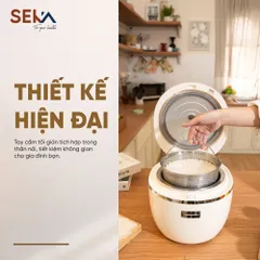 Nồi Cơm Điện Tách Đường SEKA SK1009 - Chất Liệu Inox, Dung Tích 1.8L, Công Nghệ Nấu Thông Minh, Hàng Chính Hãng