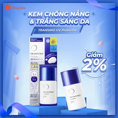 Kem Chống Nắng Dưỡng Trắng Da Transino Nhật Bản 30ml - SPF50+ PA++++, Chống Nám, Đa Chức Năng, Phù Hợp Da Nhạy Cảm