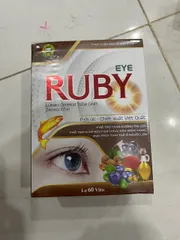 Viên Uống Hỗ Trợ Bổ Mắt Eye Ruby - Cải Thiện Thị Lực, Giảm Thoái Hóa Điểm Vàng và Đục Thủy Tinh Thể cho Người Lớn