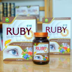 Viên Uống Hỗ Trợ Bổ Mắt Eye Ruby - Cải Thiện Thị Lực, Giảm Thoái Hóa Điểm Vàng và Đục Thủy Tinh Thể cho Người Lớn