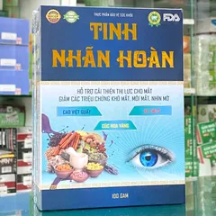 Tinh Nhãn Hoàn - Tăng Cường Thị Lực, Giảm Quáng Gà và Mờ Mắt, Hỗ Trợ Sức Khỏe Mắt Từ Thảo Dược Tự Nhiên