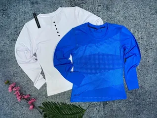 Áo Thun Nữ Dài Tay Thể Thao Chống Nắng Cao Cấp - Chất Thun Lạnh Giữ Nhiệt, Đi Bơi, Tập Gym, Lựu Size S-XL
