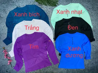 Áo Thun Nữ Dài Tay Thể Thao Chống Nắng Cao Cấp - Chất Thun Lạnh Giữ Nhiệt, Đi Bơi, Tập Gym, Lựu Size S-XL