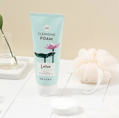 Sữa Rửa Mặt Orjena Chiết Xuất Sen Hồng 180ML - Sạch Da, Không Chứa Hóa Chất Độc Hại, Dành Cho Mọi Loại Da