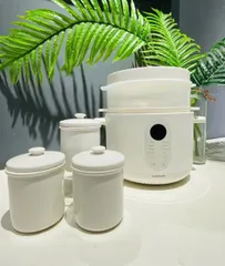 Nồi Nấu Chậm Đa Năng LocknLock Bianco 2.5L EJP164IVY - 7 Chức Năng, 4 Thố Sứ, Giữ Ấm Lên Đến 24 Giờ - Hàng Chính Hãng