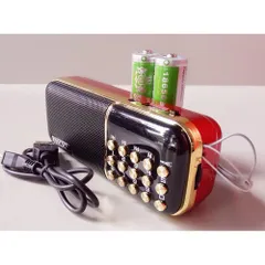 Loa Bluetooth BKK851 - Loa Đài Nghe FM/RADIO Chất Lượng Cao, Đi Kèm Pin Sạc và Dây Sạc - Lựa Chọn Tuyệt Vời Cho Người Già