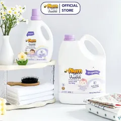 Nước Giặt Cho Bé NumNim Thái Lan 3.1L - Khử Mùi Hiệu Quả, Thành Phần Hữu Cơ, Dịu Nhẹ, An Toàn Cho Trẻ 0-5 Tuổi