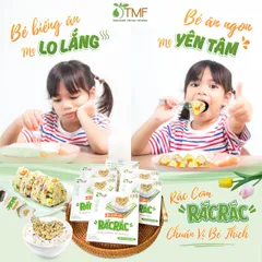 Gia vị rắc cơm Tâm Minh Foods - Lúa Mạch Rong Biển Thiên Nhiên cho Bé Ăn Ngon - Hương Vị Ngọt Thanh, An Toàn, Dinh Dưỡng