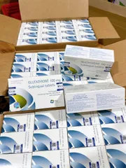 ￼Viên Ngậm Trắng Da Dưới Lưỡi Glutathione 100mg Nhập Khẩu Italy Tặng Viên Uống L-Cystine