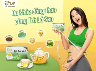 Trà lá sen túi lọc an thần ngủ ngon giảm cân 20 gói - Tâm Minh Foods - Thảo mộc tự nhiên giúp thư giãn và hỗ trợ sức khỏe.