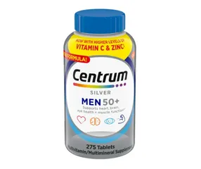 Viên uống Centrum Silver Dành Cho Nam Giới Trên 50 Tuổi - Hỗ Trợ Sức Khỏe, Vitamin & Khoáng Chất 275 Viên Mỹ