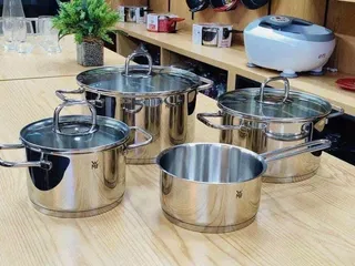Bộ nồi inox WMF Inspiration 4 món - Dụng cụ nấu ăn sang trọng và bền đẹp cho mọi gia đình