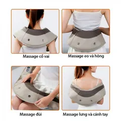 Máy Massage Cổ Vai Gáy PULI PL-902/903 Hàn Quốc - 99 Kiểu Đấm Chuyên Nghiệp, Giảm Đau Mỏi Cho Dân Văn Phòng