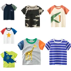 Áo Thun Bé Trai Cotton Mát Mẻ - Thấm Hút Mồ Hôi, Thiết Kế Dễ Mặc, Nhiều Màu Sắc Đáng Yêu Cho Bé Trai Vui Chơi Thoải Mái