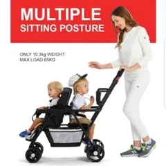 Xe Đẩy Đôi Seebaby T12