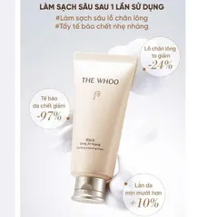 Sữa Rửa Mặt Dưỡng Ẩm The Whoo Gongjinhyang 180ml - Gel Tạo Bọt Chống Oxy Hóa, Dưỡng Sáng Da, Bộ Sản Phẩm Đặc Biệt