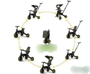 Xe đạp 3 bánh cao cấp gấp gọn Uonibaby SL1688 chính hãng