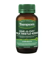 Viên uống bổ gan Thompson's Milk Thistle 42000mg One-A-Day Úc - Hỗ trợ sức khỏe gan và tiêu hóa, 60 viên