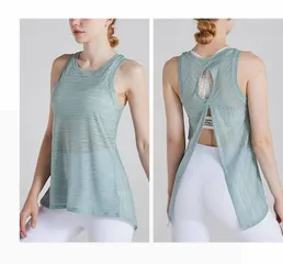 Áo tank top lưới nữ buộc dây phía sau - Phong cách thể thao thời trang, mặc 2 kiểu, mềm mịn, dễ phối các set đồ mùa hè