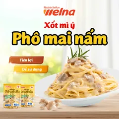 Xốt Mì Ý Nisshin Phô Mai Nấm 240g - Hương Vị Đậm Đà, Tiện Lợi Cho Bữa Ăn Nhanh, Dễ Sử Dụng