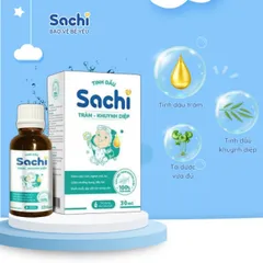 Tinh Dầu Tràm Khuynh Diệp Sachi 30ml - Chiết Xuất Tự Nhiên, Giúp Thư Giãn và Hỗ Trợ Sức Khỏe, An Toàn Cho Bé