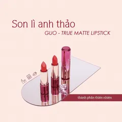 Son Môi Matte Cao Cấp GUO Cho Bà Bầu – 5g Không Chì, Dưỡng Ẩm Với Bơ Kokum, Dầu Nụ Tầm Xuân, Chống Nứt Nẻ