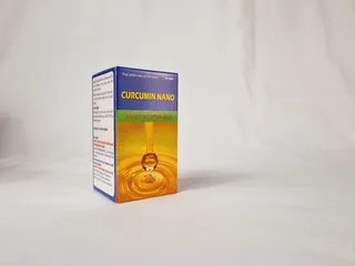 Viên Uống Curcumin Nano Chiết Xuất Củ Nghệ Vàng Hỗ Trợ Giảm Đau Dạ Dày, Tá Tràng (Hộp 30 viên)