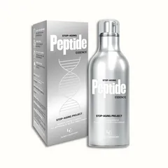 Tinh Chất Sủi Bọt Stop-Aging Peptide Essence 100ml - Serum Tăng Độ Đàn Hồi, Cải Thiện Nếp Nhăn, Xuất Xứ Hàn Quốc
