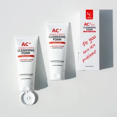 Sữa Rửa Mặt AC+ Trouble Clearing Cleansing Foam 150ml - Dành Cho Da Dầu Mụn, Làm Sạch Sâu, Giữ Ẩm, Hàn Quốc