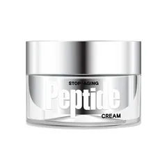 Kem Dưỡng Ẩm Peptide W.Skin Laboratory Stop-Aging 50g - Giảm Nếp Nhăn, Tăng Đàn Hồi Da, Nhập Khẩu Hàn Quốc