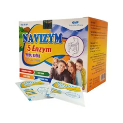 Enzym Tiêu Hóa, Men Tiêu Hoá Navizym Dạng Bột Hỗ Trợ Trẻ Biếng Ăn, Kém Hấp Thu, Đề Kháng Kém (Hộp/20 gói)