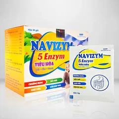 Enzym Tiêu Hóa, Men Tiêu Hoá Navizym Dạng Bột Hỗ Trợ Trẻ Biếng Ăn, Kém Hấp Thu, Đề Kháng Kém (Hộp/20 gói)