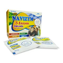 Enzym Tiêu Hóa, Men Tiêu Hoá Navizym Dạng Bột Hỗ Trợ Trẻ Biếng Ăn, Kém Hấp Thu, Đề Kháng Kém (Hộp/20 gói)