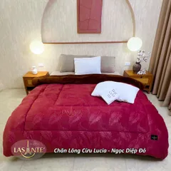 Chăn Lông Cừu Lucia Ngọc Diệp - Chăn Lông Cừu Chính Hãng Lasante
