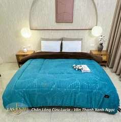 Chăn Lông Cừu Lucia Thanh Vân - Chăn Cừu Giá Tốt Lasante